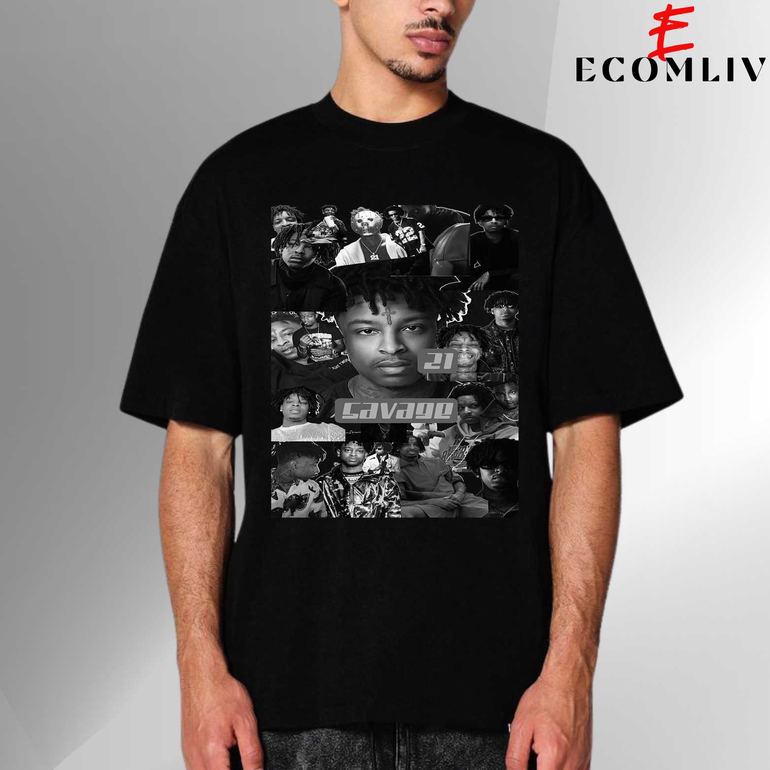 21 Savage Vintage Rap Tee, Classic Hip Hop Unisex T-Shirt
